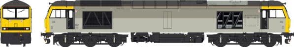 HELJAN 6000  - Class 60 Unnumbered BR Railfreight Triple Grey, O Gauge